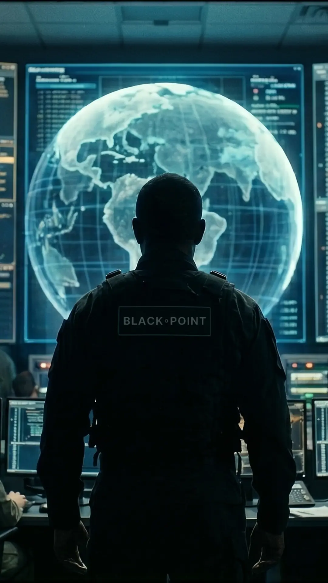 A Black Point commander faces the global operations wall